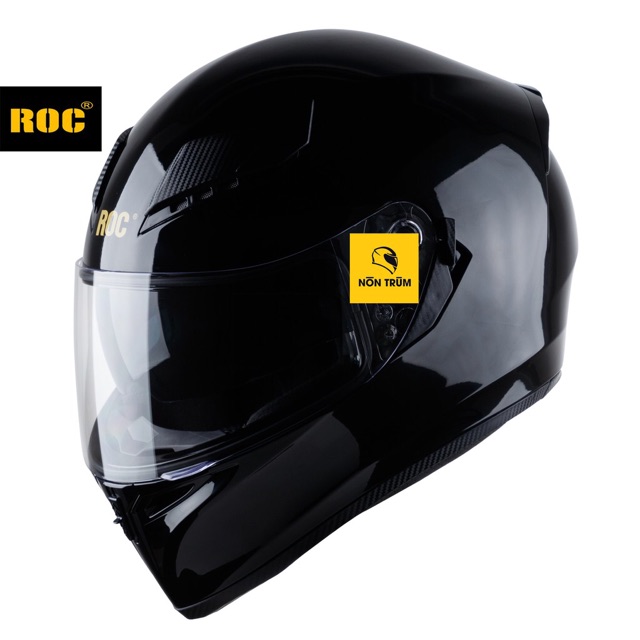 Mũ bảo hiểm ROC 05 đen bóng 2 kính