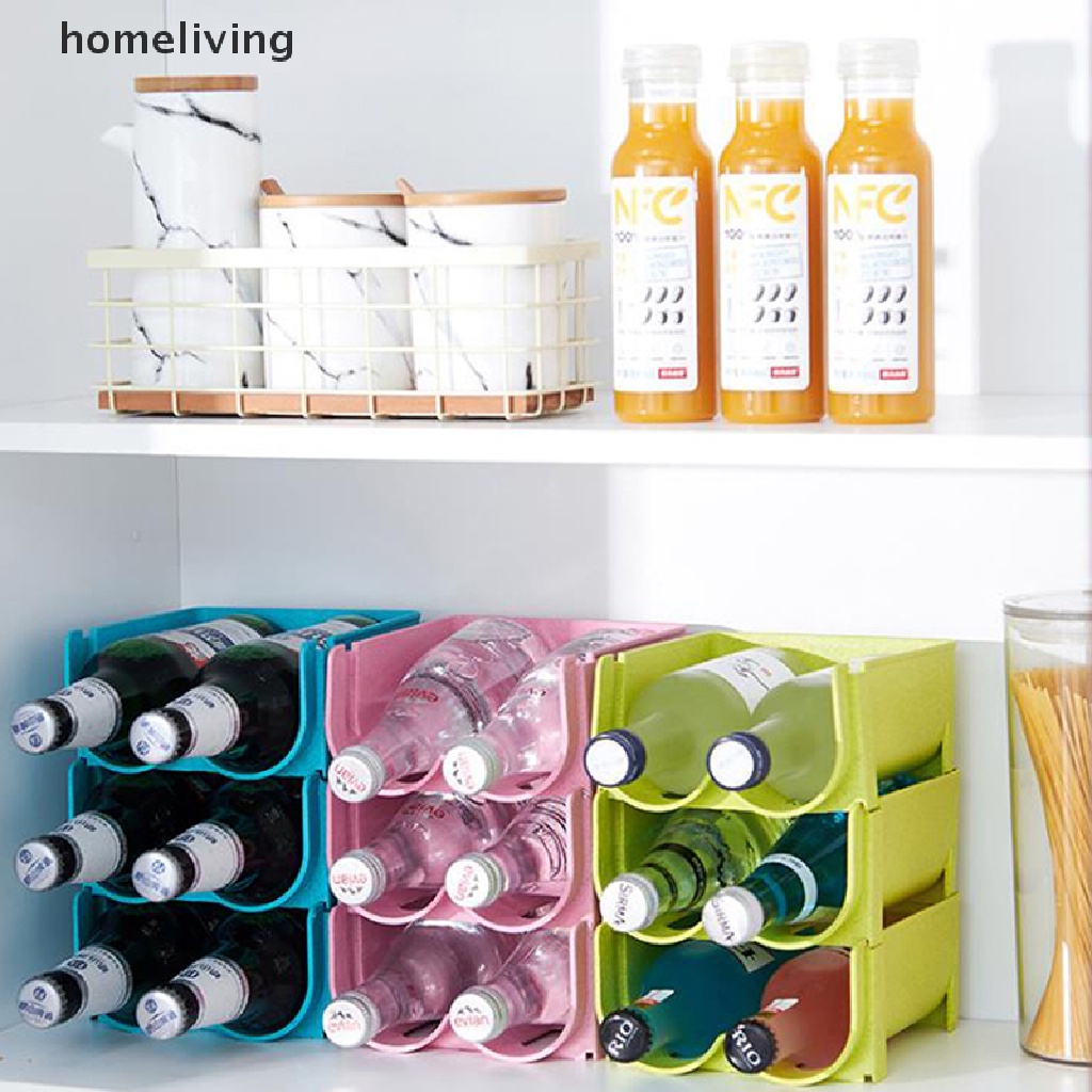 Giá Đỡ Chai Bia / Nước Uống Để Tủ Lạnh Chống Rơi Tiện Dụng