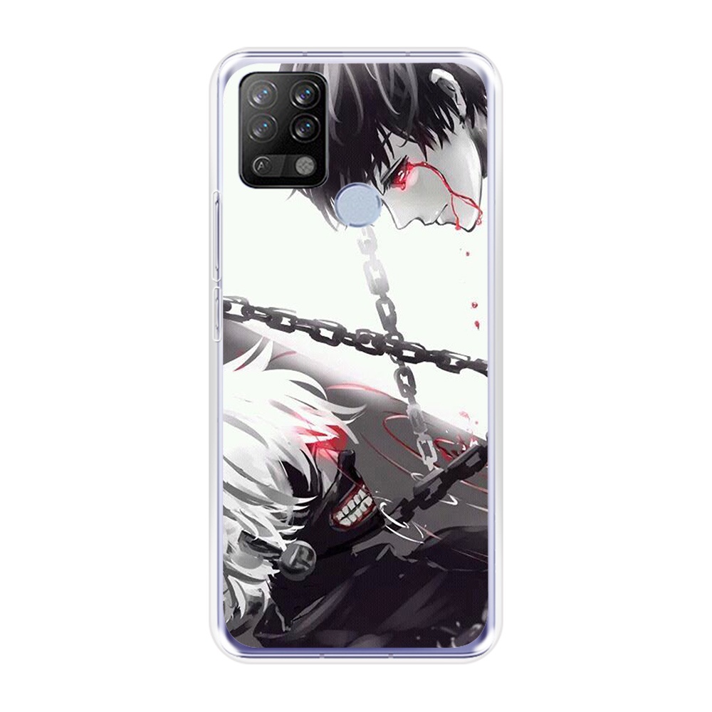 Ốp điện thoại TPU mềm trong suốt hình anime Tecno Spark 6 Go 2020 7 Pova 2 Camon 16 17 Pro 17P KE5 KE7