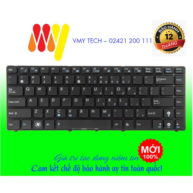 BÀN PHÍM LAPTOP ASUS K43 K43E X42 X43 X43S X44 X44H K42 A42 K42F X45C ZIN CAO CẤP | WebRaoVat - webraovat.net.vn