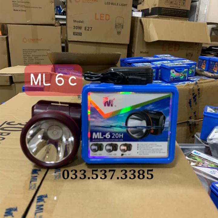 Đèn pin siêu sáng mini, đèn pin lấy ráy tai ML6 có dây đội đầu độ bền cao