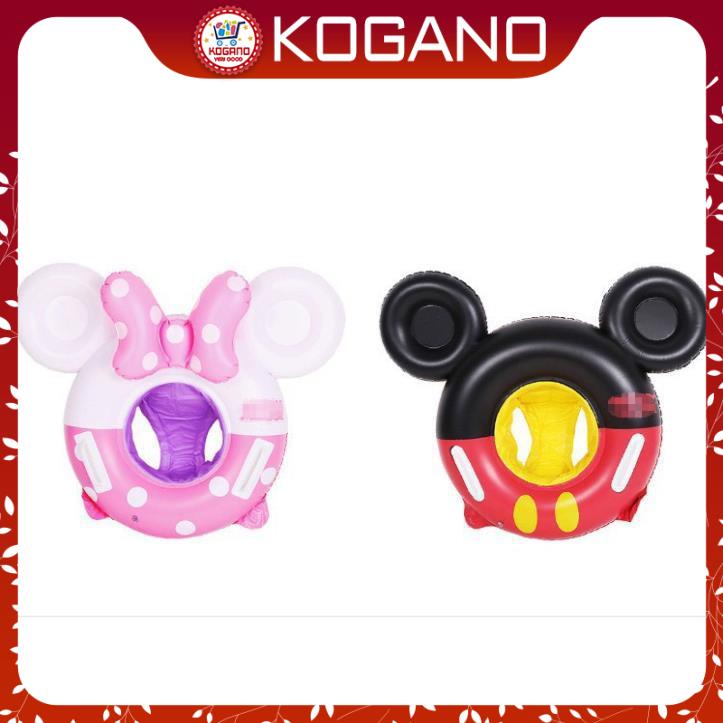 Phao Bơi Cho Bé KOGANO Phao Bơi Trẻ Em Xỏ Chân Chống Lật An Toàn Bơi Lội Họa Tiết Mickey SS-001188