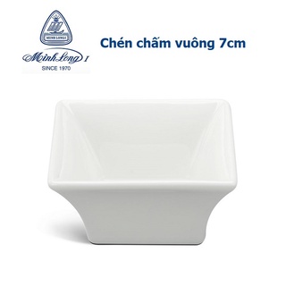 Chén nước chấm vuông sứ Minh Long - chén nước chấm hình vuông sứ minh long