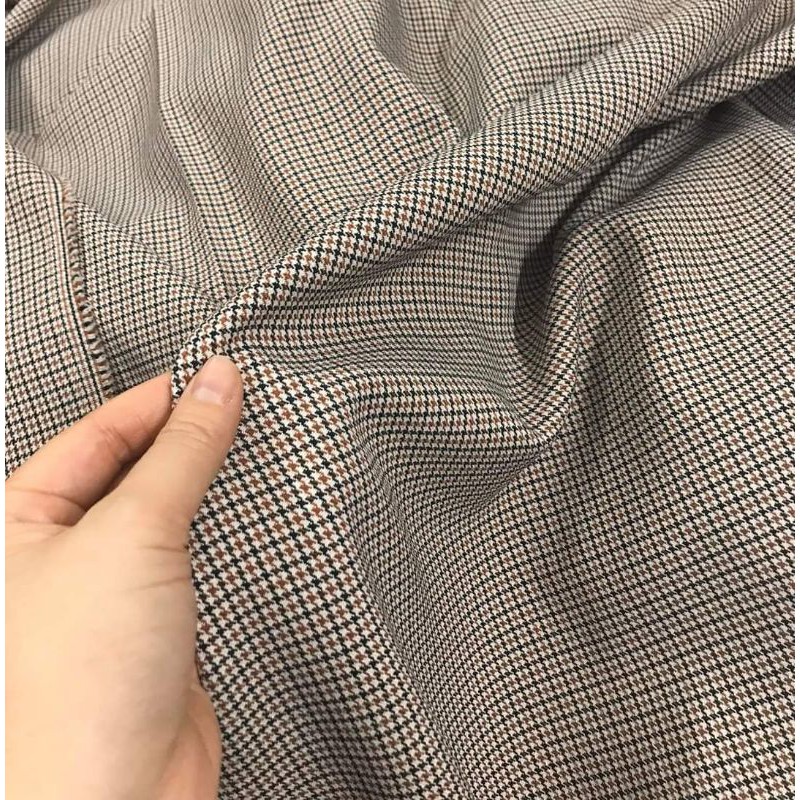 Vải tuýt xi kẻ zz