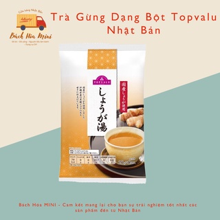 Trà gừng dạng bột topvalu - nhật bản - bách hóa mini