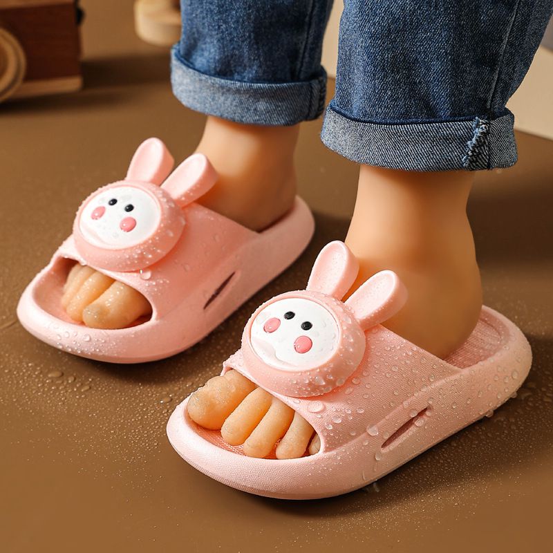 Xăng đan Cao Su Đế Mềm Chống Trượt Thời Trang Mùa Hè Cho Trẻ Em