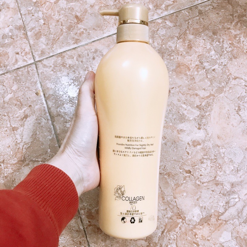 Cặp dầu gội collagen siêu mềm mượt