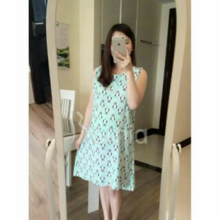 Váy lanh suông bầu