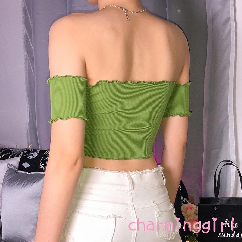 Áo croptop không tay kiểu dáng trẻ trung quyến rũ dành cho nữ