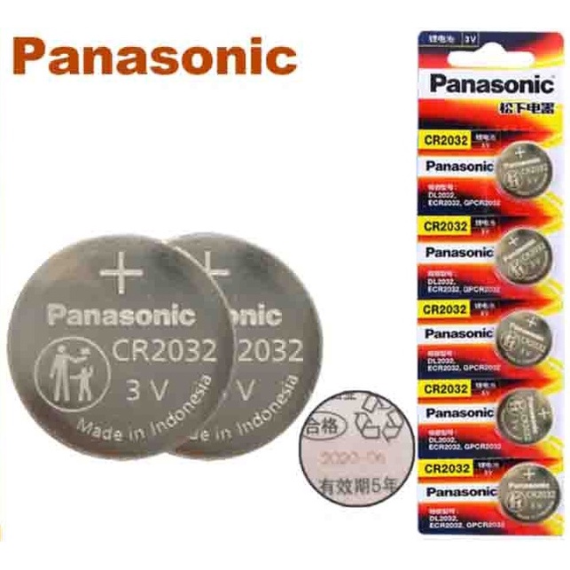 Pin CR2032 Lithium 3V Panasonic (1 viên)