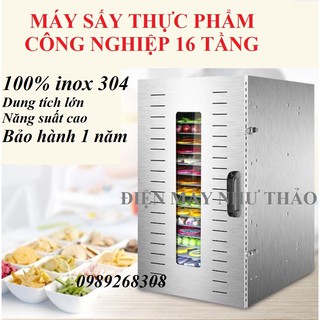 - máy sấy thực phẩm 16 khay xy-16- 100% inox điều khiển cảm ứng- bảo hành 1 năm