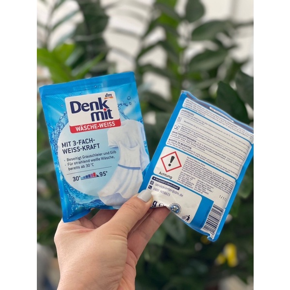 [Hàng Đức] Bột tẩy trắng quần áo Denkmit 50g