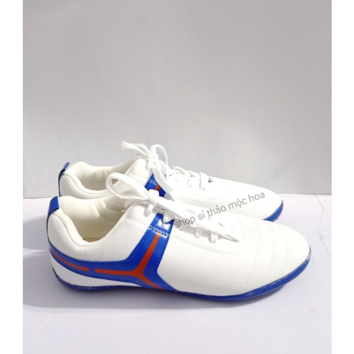 Giày vải nam đá bóng ,đá banh vá da khâu full đế ,siêu đẹp  Thangloies 2 màu đỏ , xanh