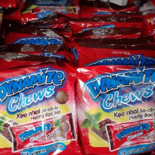 Kẹo Dynamite chew 3 viên socola bạc hà 125g
