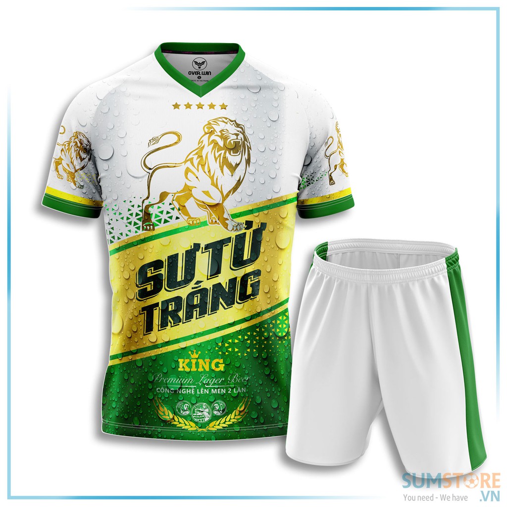 Bộ Quần Áo Nam Nữ Cực Chất – Sư Tử Trắng – Vải Mè Vuông Cao Cấp