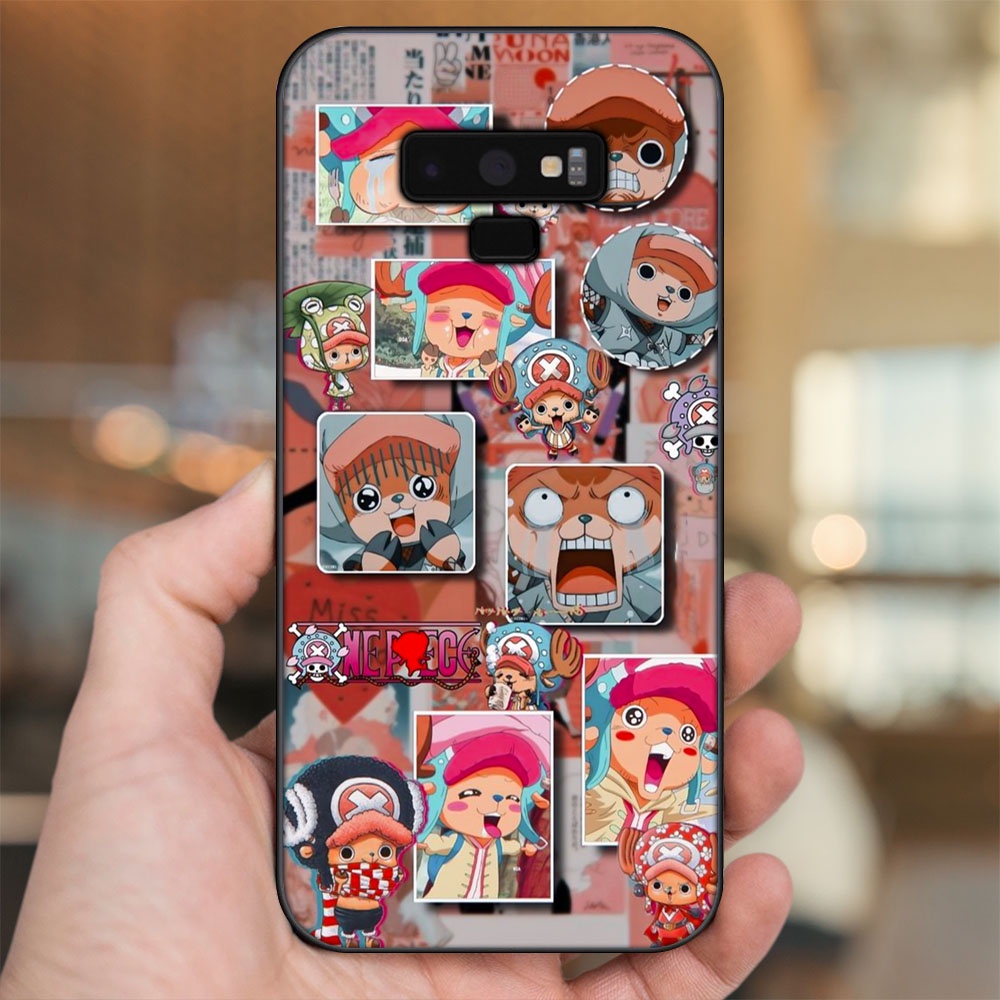 Ốp lưng Samsung Note 9 viền đen in hình Chopper One Piece Đảo Hải Tặc
