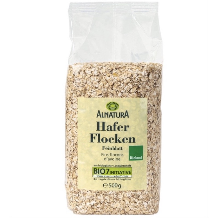 500g Yến mạch Đức Hafer Flocken cán dẹt/cán vỡ