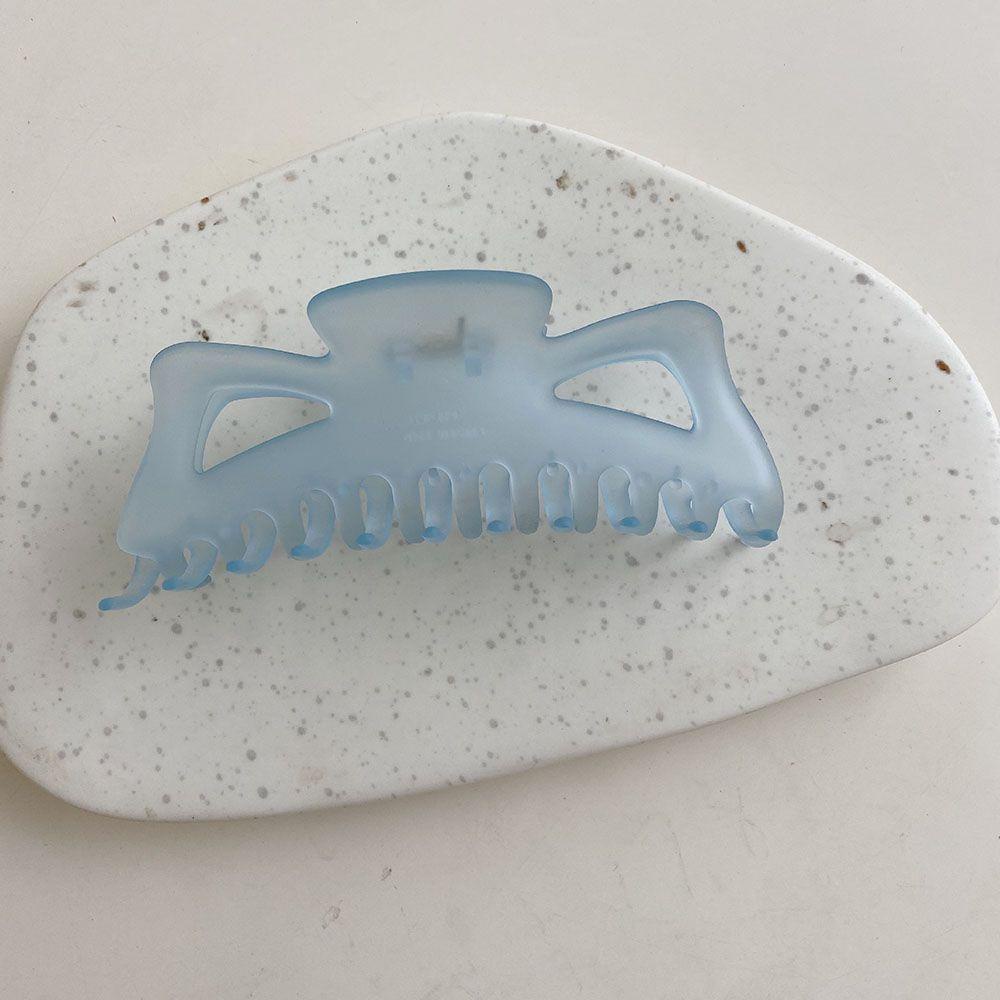 Kẹp Tóc Càng Cua Bằng Acrylic Họa Tiết Hình Học Đơn Giản Cá Tính Cho Nữ