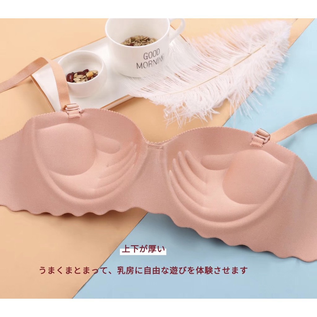 Áo Lót Đúc Su Trơn Đệm Dày Bàn Tay Nâng Ngực Xuất Nhật (014)