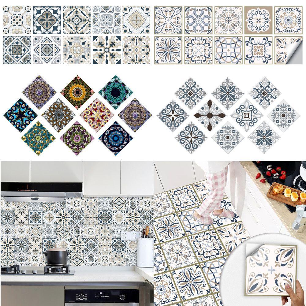 CONOPERY Bộ 10 Miếng Dán Trang Trí Cầu Thang Chống Thấm Nước Tiện Dụng