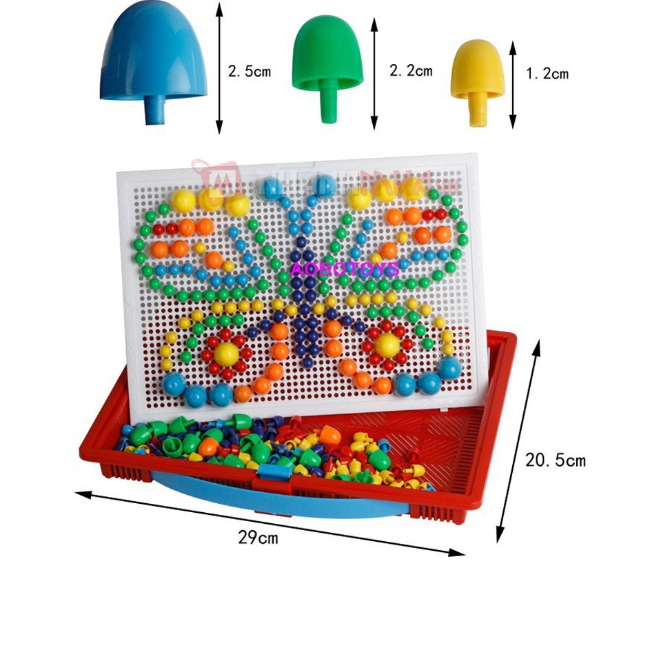 ⛔FREESHIIP⛔ ĐỒ CHƠI XẾP HÌNH NẤM
