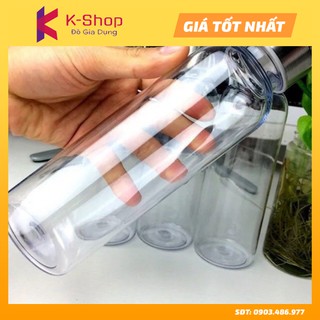 Bình nước thủy tinh, chai detox có dây xách 500ml