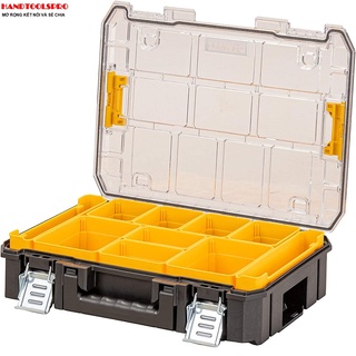 Hộp dụng cụ có 10 khay đựng linh kiện 440x330x120 mm dewalt dwst82968-1