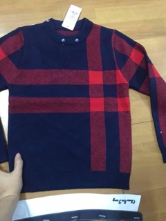 Áo len kèm cổ sơ mi ( 20-27kg)