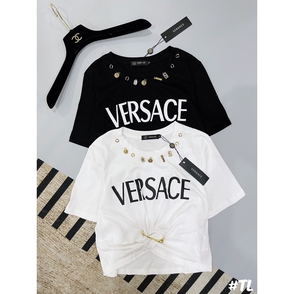 Áo thun crotop versace siêu cấp kèm kim băng