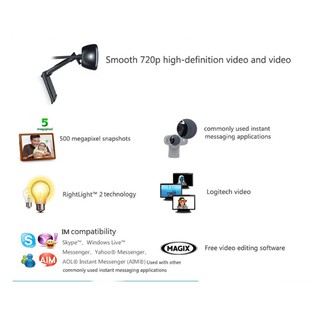 Webcam Logitech c310 chính hãng kèm phụ kiện