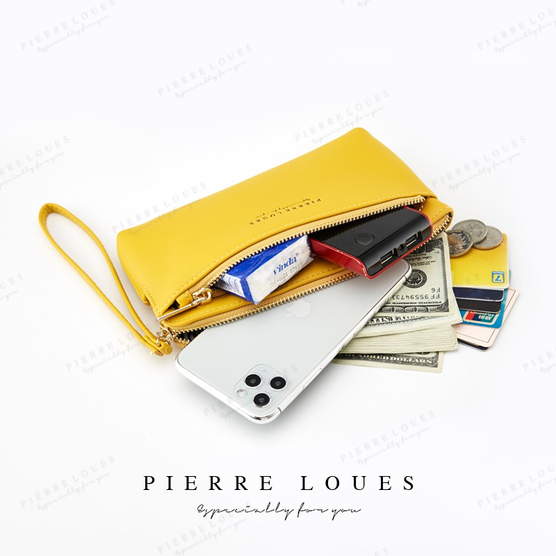 Ví PIERRE LOUES dáng dài thời trang phong cách Hàn Quốc cho nữ