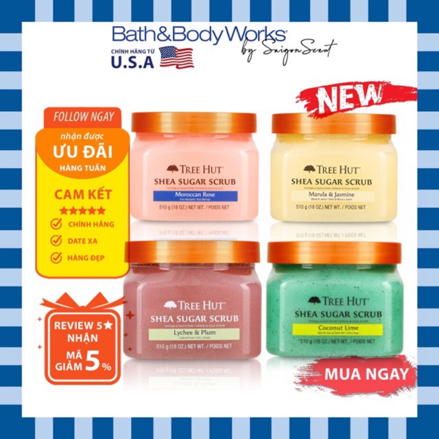 TẨY TẾ BÀO CHẾT TREE HUT - Shea Sugar Scrub | BigBuy360 - bigbuy360.vn
