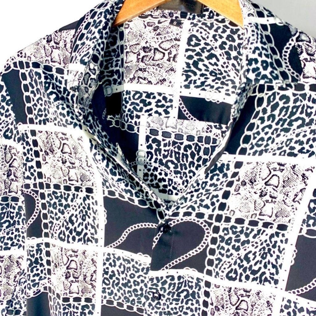 Áo sơ mi nam dài tay form rộng họa tiết vải lụa cao cấp S60 | BigBuy360 - bigbuy360.vn