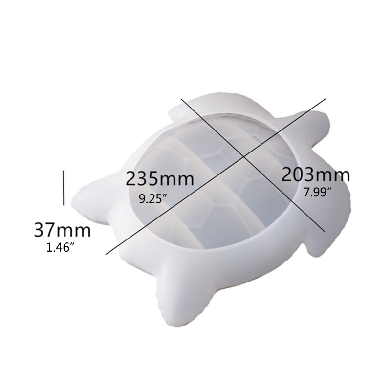 Khuôn Làm Bánh Kẹo Hình Rùa Bằng Nhựa Resin