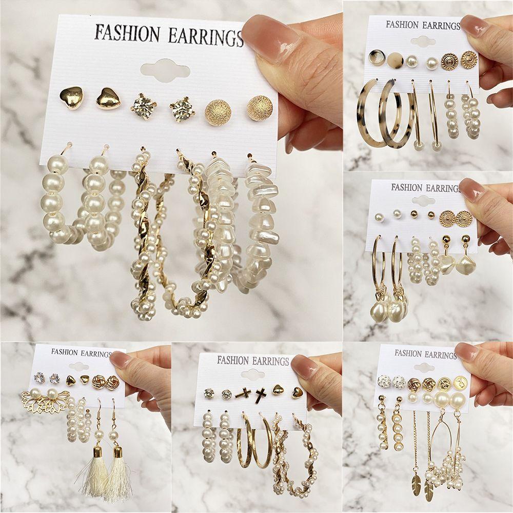 Set Khuyên Tai Thời Trang Cá Tính Cho Nữ