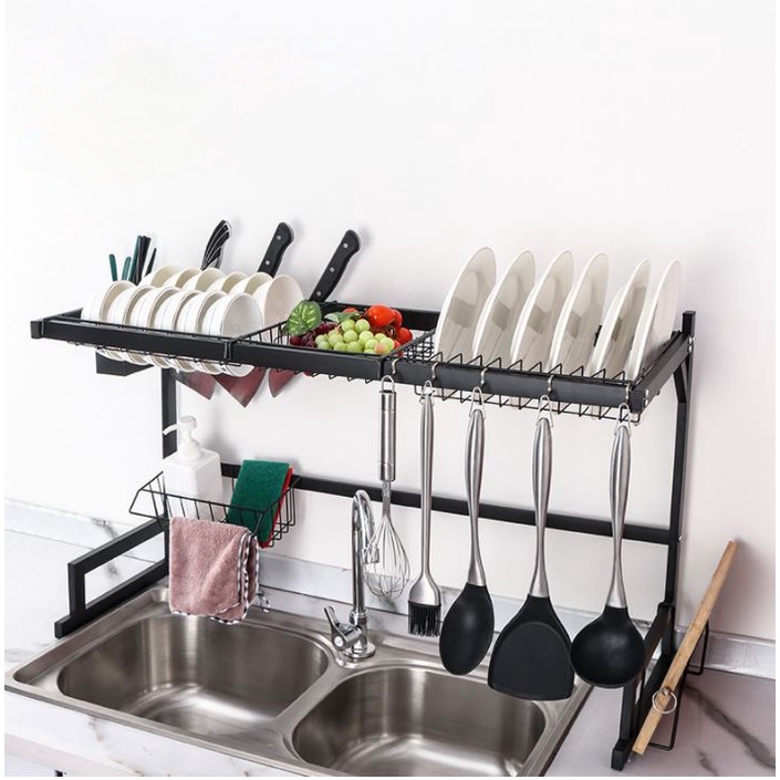 [Black Gold] Kệ Để Đồ, Chén Bát Nhà Bếp Rộng 85Cm Bằng Kim Loại Cao Cấp