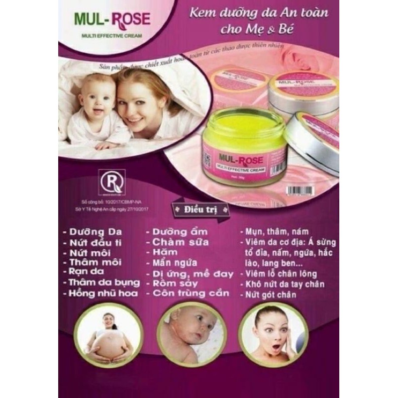 Kem Đa Năng Mul Rose 30g (Chính Hãng)❤Tặng Kèm Serum Của Hãng | BigBuy360 - bigbuy360.vn