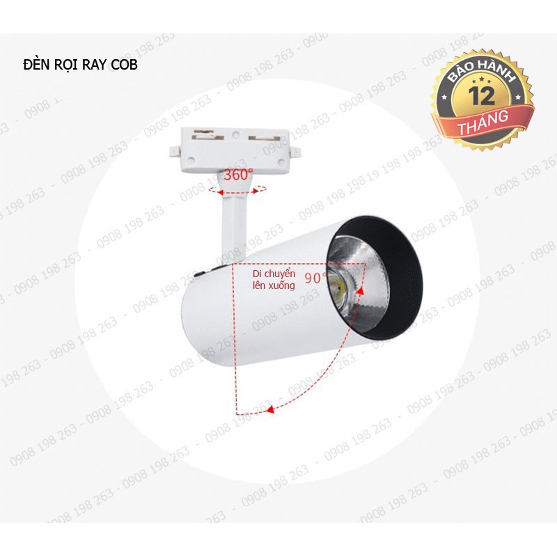 Đèn Rọi Ống Bơ 30W COB-Y1426B