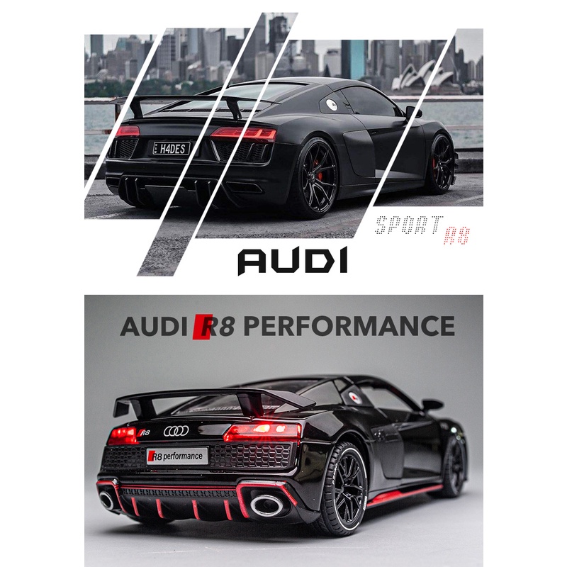 Mô Hình Xe Hơi AUDI R8 Performance Đồ Chơi 1: 24