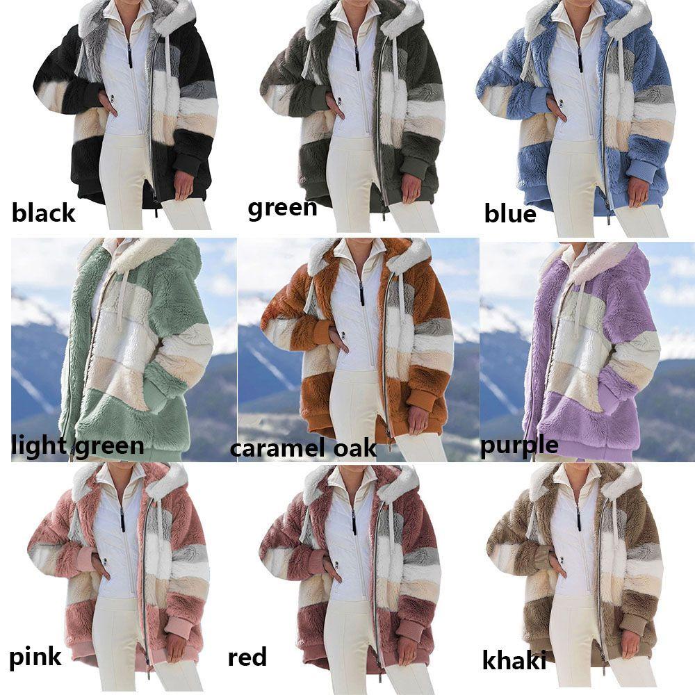 Áo Khoác Phao Dáng Dài Có Nón Phối Lông Thời Trang Mùa Đông