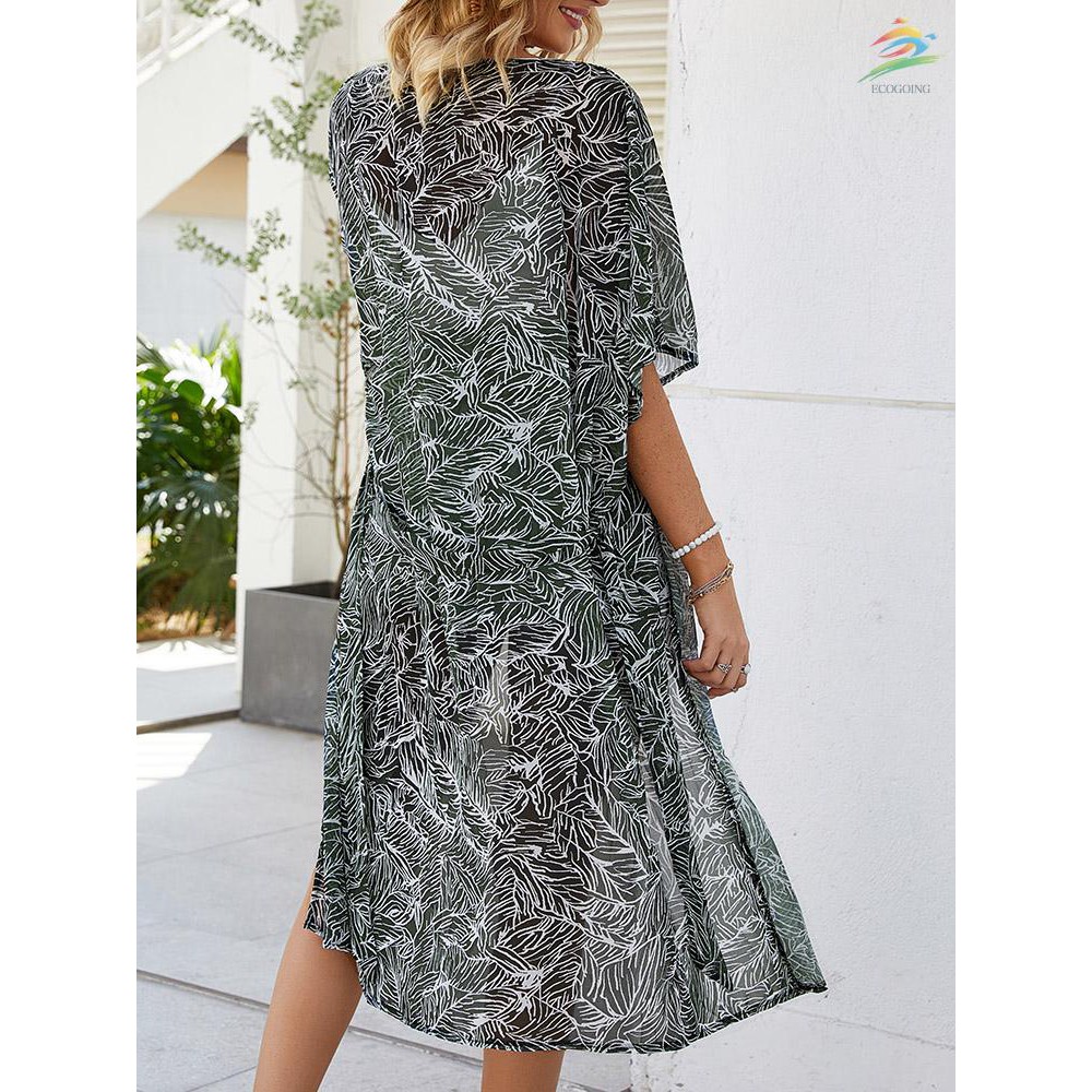 Áo Khoác Kimono Ngắn Tay In Họa Tiết Phong Cách Bohemian Dành Cho Nữ | BigBuy360 - bigbuy360.vn