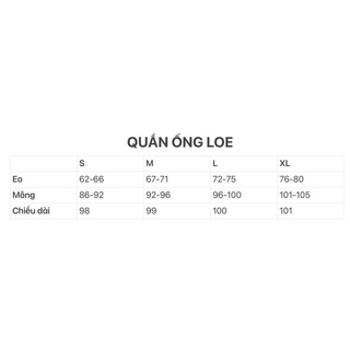 QUẦN ỐNG LOE