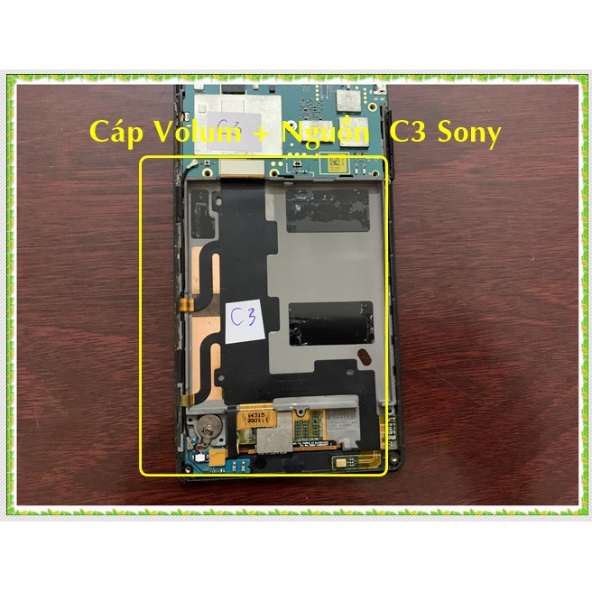 Cáp nguồn và volum C3 Sony