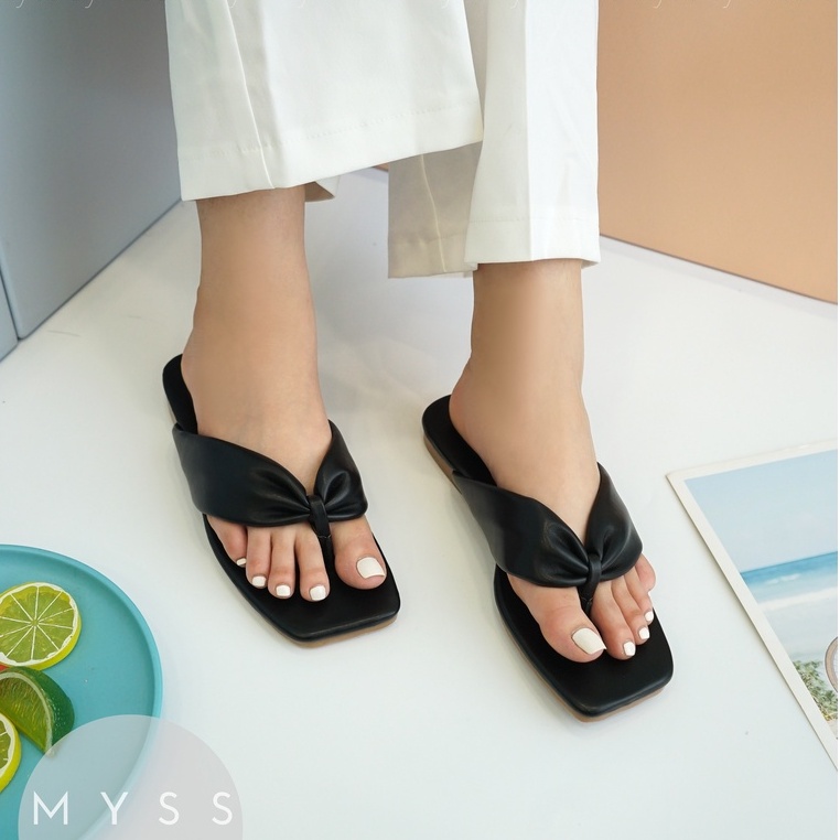Dép bệt nữ xỏ ngón quai phồng thời trang MYSS - DE97