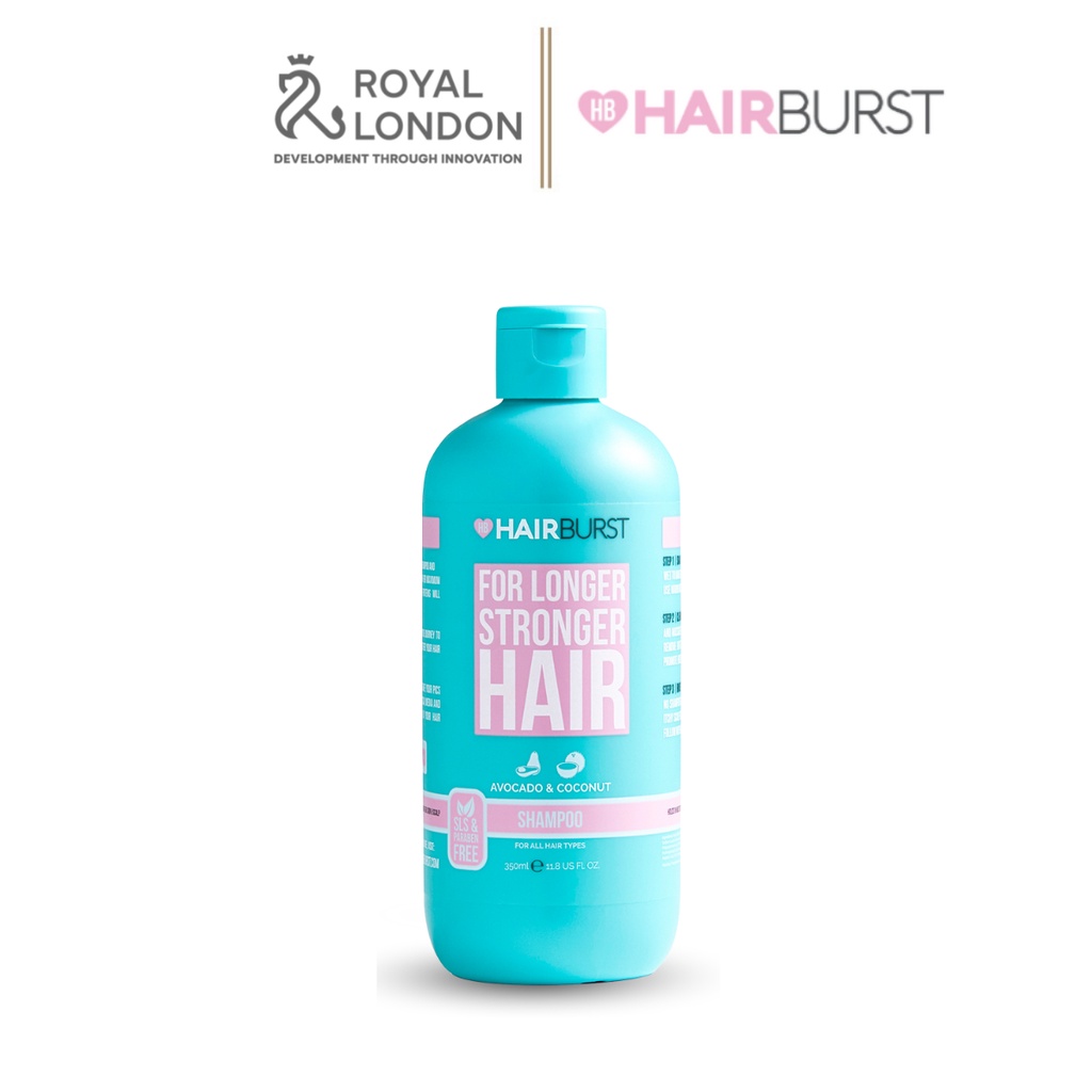 Set gội xả HAIRBURST kích thích tóc mọc dài hơn chắc khỏe hơn 350ml/chai