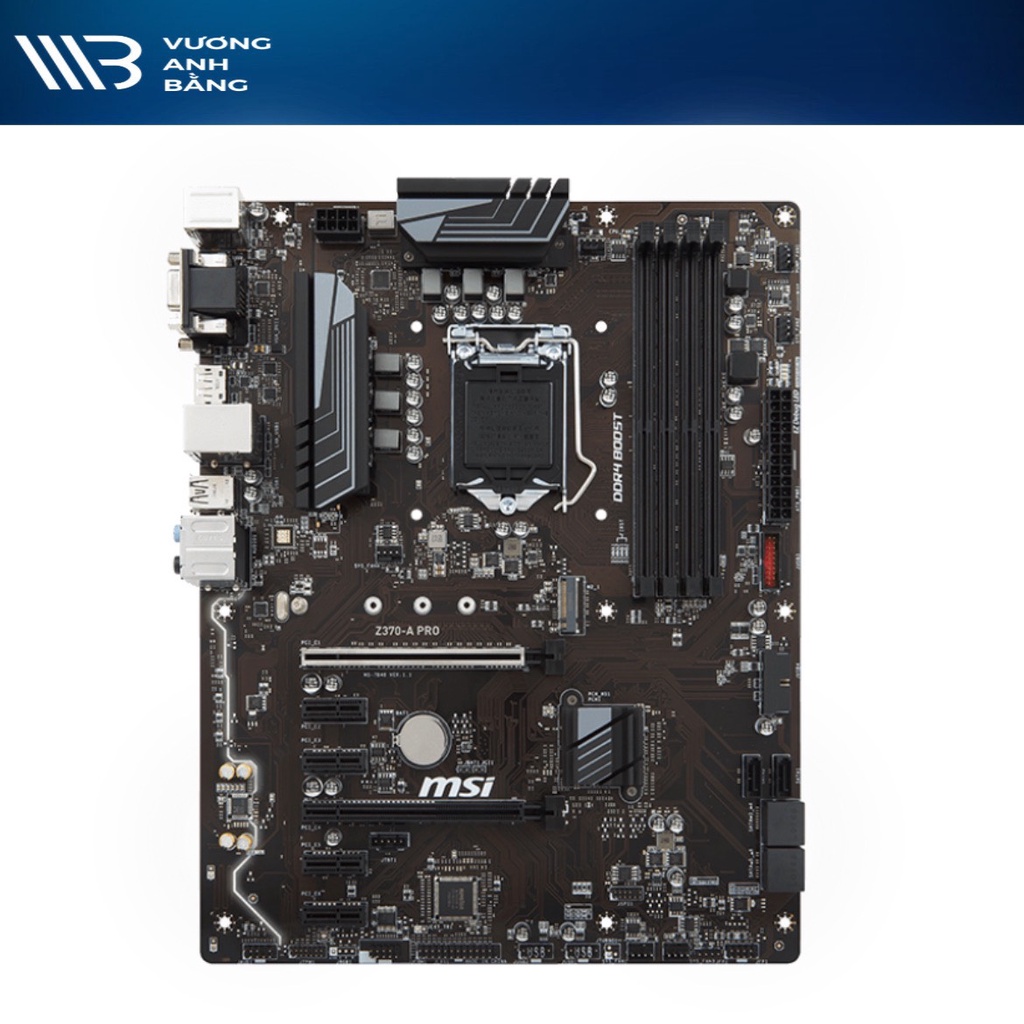 Bo Mạch Chủ Mainboard MSI Z370 A PRO - Hàng Chính Hãng