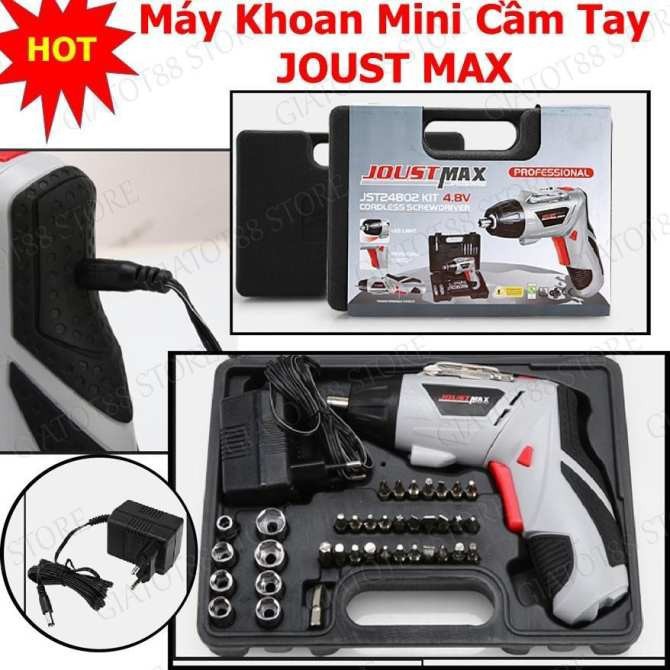 BỘ KHOAN PIN CẦM TAY JOUST MAX