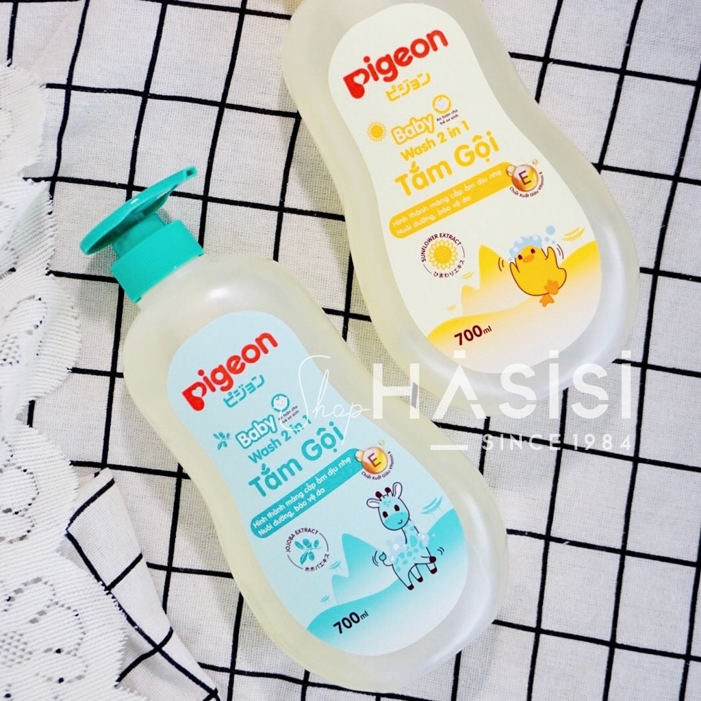Tắm gội dịu nhẹ Hoa Hướng Dương PIGEON BABY WASH 2IN1 (Màu Vàng)