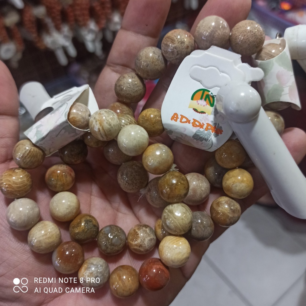 Vòng Tay Đá San Hô Nâu