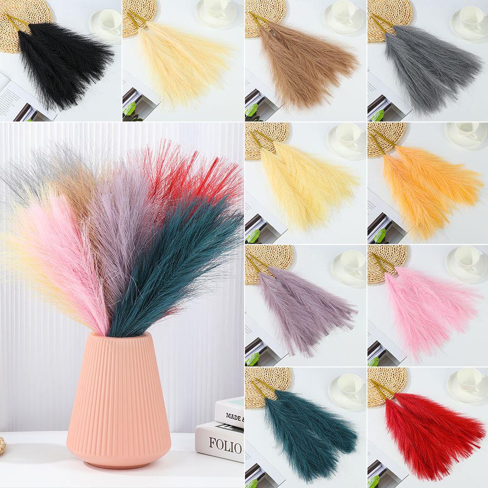 Bộ 2 Lọ Hoa Pampas Nhân Tạo 45cm Thời Trang Độc Đáo Trang Trí Tiệc Cưới DIY